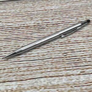 Cross Century Lustrous Chrome Mechanical Pencil Made in USA Vintage Inscribed